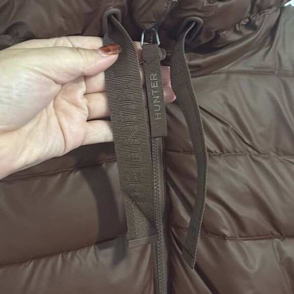 NWT-HUNTER- admiral coffee puffer jacket- coffee/ brown color-Women's size Small - Picture 5 of 16